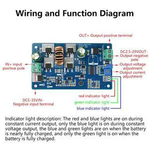 DC 5-35V to DC 2.5-30V 10A Step Up Down Board Buck Converter Constant Current Reguator LED Driver Module DIY Electronic Kit DC 5-35V to DC 2.5-30V 10A Step Up Down Board Buck Converter Constant Current Reguator LED Driver Module DIY Electronic Kit
