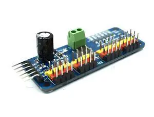 16 channel PWM servo drive board PCA9685 controller robot IIC suitable for MG90S SG90 MG995 16 channel PWM servo drive board PCA9685 controller robot IIC suitable for MG90S SG90 MG995