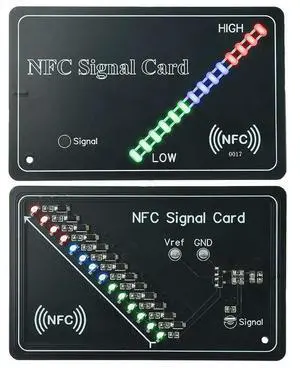 13.56Mhz RFID NFC Test Card V1.1 14 Stage Tri Color LED Induction Power Supply Detector For Production Line Inspection 13.56Mhz RFID NFC Test Card V1.1 14 Stage Tri Color LED Induction Power Supply Detector For Production Line Inspection