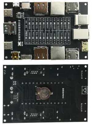 Mini Black PCB Wire Testing Module 3V CR1220 Hard Disk Cable Sequence Break Fault Detector For Repair Shop Mini Black PCB Wire Testing Module 3V CR1220 Hard Disk Cable Sequence Break Fault Detector For Repair Shop