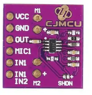 CJMCU-9813 MAX9813H Microphone Microphone Amplifier Fixed Gain Integrated Bias Module CJMCU-9813 MAX9813H Microphone Microphone Amplifier Fixed Gain Integrated Bias Module
