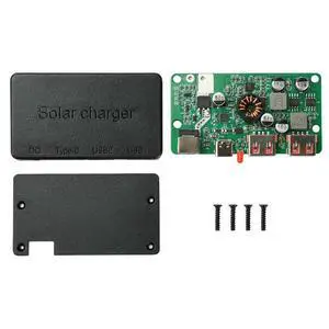 Solar Voltage Stabilizer PD 100W Type C Dual USB QC3.0 Charging Box DIY Electronic Module For 12V And Laptop Solar Voltage Stabilizer PD 100W Type C Dual USB QC3.0 Charging Box DIY Electronic Module For 12V And Laptop