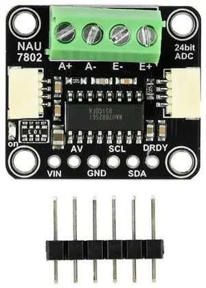NAU7802 High-Precision Adc Module 24 Bit Adc Data Conversion Pressure Module Compatible With STEMMA QT/Qwiic NAU7802 High-Precision Adc Module 24 Bit Adc Data Conversion Pressure Module Compatible With STEMMA QT/Qwiic