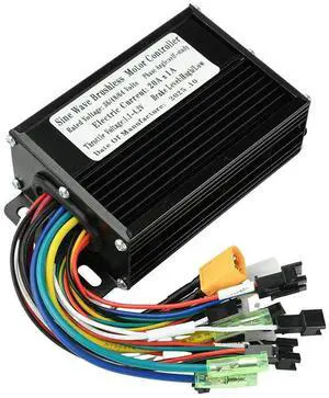 Electric Bicycle Sine Wave Brushless Motor Controller 36V 48V 64V 750-1500W Module for Eco-Friendly Transportation Electric Bicycle Sine Wave Brushless Motor Controller 36V 48V 64V 750-1500W Module for Eco-Friendly Transportation