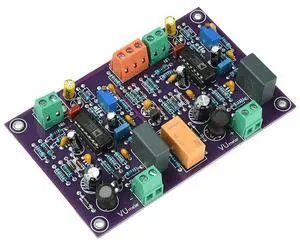 Professional VU Meter Drive Board Dual-Channel Input High Impedance Buffer 60dB Dynamic Range Audio Module for Studio Amplifier Professional VU Meter Drive Board Dual-Channel Input High Impedance Buffer 60dB Dynamic Range Audio Module for Studio Amplifier