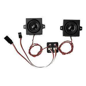 Plastic l 5W Diesel Simulation Speaker DC3.6-8V, Hi-Fi Sound, for RC Car Truck Excavator Container Plastic l 5W Diesel Simulation Speaker DC3.6-8V, Hi-Fi Sound, for RC Car Truck Excavator Container