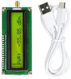 DC 4.5V-5.5V 2.7G Simple RF Power Meter 5kHz-2700MHz Digital LCD Wideband Spatial Signal Detection Meter Type C DC 4.5V-5.5V 2.7G Simple RF Power Meter 5kHz-2700MHz Digital LCD Wideband Spatial Signal Detection Meter Type C