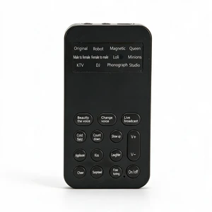 Voice Changer for Xboxone Switch Phone Computer PC Laptop, Handheld Mini Microphone Voice Disguiser Modulator, Adults Kids, 8 Sound Effects Machine Voice Changer for Xboxone Switch Phone Computer PC Laptop, Handheld Mini Microphone Voice Disguiser Modulator, Adults Kids, 8 Sound Effects Machine