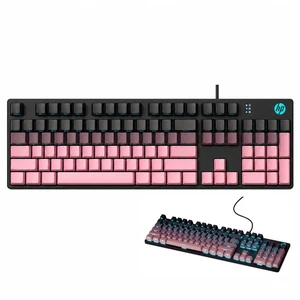 HP GK400F Mechanical Gaming Keyboard Wired Brown Switch LED Backlit 104Keys HP GK400F Mechanical Gaming Keyboard Wired Brown Switch LED Backlit 104Keys
