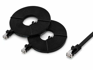 BRENDAZ Cat5e Ethernet Cable, 100ft (2-Pack) Network Patch Cable - Snagless Cat 5e Cord, Flat, 350MHz, UTP, for PC, Server, Router, Modem, TV, PS5, Game Consoles (2pk, 100-Feet) BRENDAZ Cat5e Ethernet Cable, 100ft (2-Pack) Network Patch Cable - Snagless Cat 5e Cord, Flat, 350MHz, UTP, for PC, Server, Router, Modem, TV, PS5, Game Consoles (2pk, 100-Feet)