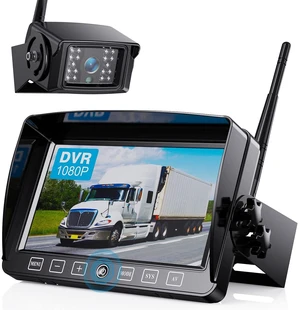 ZEROXCLUB 1080P Wireless Backup Camera System Kit with 7'' DVR Split Touch Monitor, IP69 Waterproof Backup Camera, Interference-Free Recording HD Night Vision for RV/Truck/Trailer/MotorhomeB701 ZEROXCLUB 1080P Wireless Backup Camera System Kit with 7'' DVR Split Touch Monitor, IP69 Waterproof Backup Camera, Interference-Free Recording HD Night Vision for RV/Truck/Trailer/MotorhomeB701