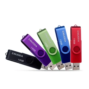 16GB Flash Drive 5 Pack ENUODA Thumb Drives 16GB Swivel Design USB 2.0 Memory Stick Jump Drive Pen Drive for Storage and Backup (5 Colors) 16GB Flash Drive 5 Pack ENUODA Thumb Drives 16GB Swivel Design USB 2.0 Memory Stick Jump Drive Pen Drive for Storage and Backup (5 Colors)