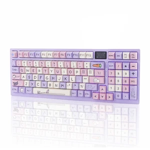 MY980pro Wireless Mechanical Gaming Keyboard with Smart LCD Display, QMK/VIA Programmable for Windows Only, BT/2.4G/USB-C Gasket Mounted Hot Swap RGB 98% Layout for Mac/ Win (Gaming & Daily Wor MY980pro Wireless Mechanical Gaming Keyboard with Smart LCD Display, QMK/VIA Programmable for Windows Only, BT/2.4G/USB-C Gasket Mounted Hot Swap RGB 98% Layout for Mac/ Win (Gaming & Daily Wor