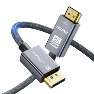 4K@240Hz DisplayPort to HDMI Cable Unidirectional Active DP1.4 to HDMI 2.1 4K@240Hz DisplayPort to HDMI Cable Unidirectional Active DP1.4 to HDMI 2.1