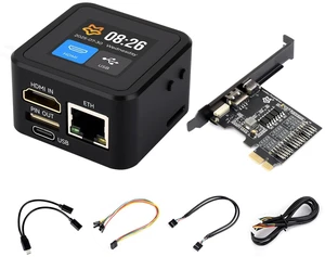 Waveshare Luckfox PicoKVM Lightweight IP KVM Remote Management Tool, Supports 1920 1080@60fps HDMI Video Input and HID Signal Output for Device Control Waveshare Luckfox PicoKVM Lightweight IP KVM Remote Management Tool, Supports 1920 1080@60fps HDMI Video Input and HID Signal Output for Device Control