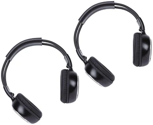Jelquix 2 Pack IR Wireless Headphones for Car DVD, 2 Channel Infrared Headphones, Kids for Vehicle Universal Rear Entertainment System, Ideal for Road Trips Jelquix 2 Pack IR Wireless Headphones for Car DVD, 2 Channel Infrared Headphones, Kids for Vehicle Universal Rear Entertainment System, Ideal for Road Trips