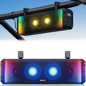 Ehaho 17 Inch 4-Speaker UTV Sound Bar with Bluetooth, RGB, IP66 Waterproof Ehaho 17 Inch 4-Speaker UTV Sound Bar with Bluetooth, RGB, IP66 Waterproof