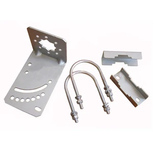 CompuPort Universal YAGI Antenna Bracket Mount with 2 U-Bolts Adjustable for Attic/Outdoor, Weather Station Mounting for Buildings - Galvanized Steel IP66 CompuPort Universal YAGI Antenna Bracket Mount with 2 U-Bolts Adjustable for Attic/Outdoor, Weather Station Mounting for Buildings - Galvanized Steel IP66