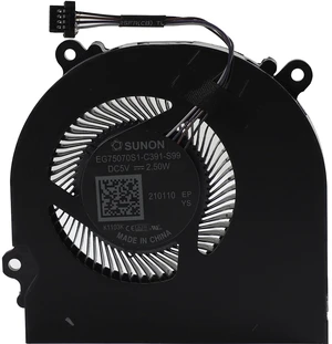 CPU Cooling Fan Replacement for EVOO EG-LP7-BK MECHREVO Z2 Air-G Schenker XMG Core 15 TongFang GK5CP6V GK5CP5V EG75070S1-C391-S99, DC 5V 2.50W, Stable Operation, Low Noise CPU Cooling Fan Replacement for EVOO EG-LP7-BK MECHREVO Z2 Air-G Schenker XMG Core 15 TongFang GK5CP6V GK5CP5V EG75070S1-C391-S99, DC 5V 2.50W, Stable Operation, Low Noise