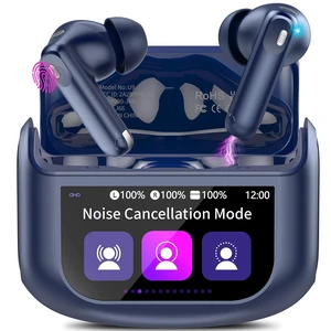 Active Noise Cancelling Ear Buds 48H Wireless Earbuds with Touch Screen Active Noise Cancelling Ear Buds 48H Wireless Earbuds with Touch Screen