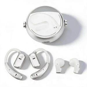 Wireless Earbuds, 2 Pairs BT 5.3 Touch Control Noise Cancelling IPX5 Water Proof Dual Use Earphones, Long Battery Life, Secure Fit for Work and Exercise (White) Wireless Earbuds, 2 Pairs BT 5.3 Touch Control Noise Cancelling IPX5 Water Proof Dual Use Earphones, Long Battery Life, Secure Fit for Work and Exercise (White)