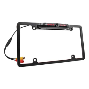 License Plate Frame Backup Camera, Night Vision Car Rear View Camera with 8 LEDs, 140 Viewing Angle Vehicle Reverse Camera, Waterproof Rear View Camera for Cars, SUV, Trucks, RV and More License Plate Frame Backup Camera, Night Vision Car Rear View Camera with 8 LEDs, 140 Viewing Angle Vehicle Reverse Camera, Waterproof Rear View Camera for Cars, SUV, Trucks, RV and More