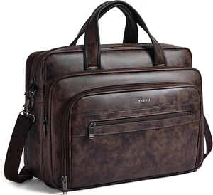 17-Inch Large Laptop Messenger Bag for Men & Women 17-Inch Large Laptop Messenger Bag for Men & Women