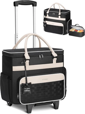 15.6-Inch Rolling Laptop Briefcase for Women 15.6-Inch Rolling Laptop Briefcase for Women
