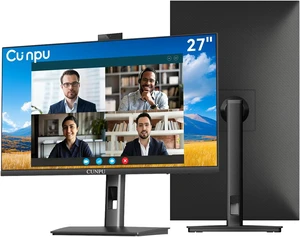 27" Monitor with Built-In 5MP Webcam QHD Display, Mic & Speakers 27" Monitor with Built-In 5MP Webcam QHD Display, Mic & Speakers