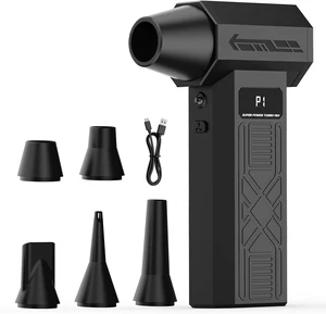 180000 RPM Mini Compressed Air Duster Cordless Keyboard Cleaner with 4-Gear Adjustment & 5 Nozzles for Computers, Electronics & Home 180000 RPM Mini Compressed Air Duster Cordless Keyboard Cleaner with 4-Gear Adjustment & 5 Nozzles for Computers, Electronics & Home