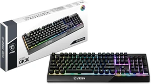Vigor GK30 RGB Gaming Keyboard Mechanical-Like Plunger Switches, 6-Zone RGB Lighting, Water Repellent & Splash-Proof Vigor GK30 RGB Gaming Keyboard Mechanical-Like Plunger Switches, 6-Zone RGB Lighting, Water Repellent & Splash-Proof