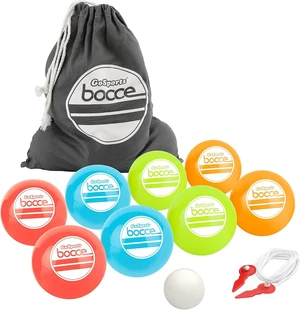 90 mm Soft Bocce Set Includes 8 Weighted Balls, Pallino & Case for Indoor or Outdoor Play 90 mm Soft Bocce Set Includes 8 Weighted Balls, Pallino & Case for Indoor or Outdoor Play