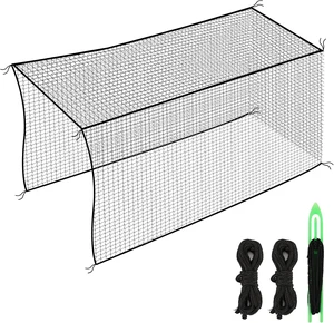 Heavy Duty Baseball Batting Cage Net Various Size Backstop & Barrier Net for Backyard, Baseball & Softball Heavy Duty Baseball Batting Cage Net Various Size Backstop & Barrier Net for Backyard, Baseball & Softball