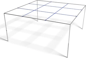 Giant Portable Metal 9 Square Game Indoor/Outdoor, Waterproof & Quick Setup for Backyard, Beach, School, Camp & Yard Fun for Family, Kids, Teens & Adults Giant Portable Metal 9 Square Game Indoor/Outdoor, Waterproof & Quick Setup for Backyard, Beach, School, Camp & Yard Fun for Family, Kids, Teens & Adults