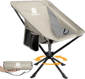 Portable Swivel Camping Chair with 8-Second Quick Setup, Easy Carry Portable Swivel Camping Chair with 8-Second Quick Setup, Easy Carry