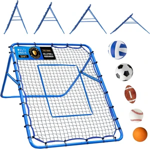 Volleyball, Baseball & Softball Rebounder Pitchback Net with Quick Adjustments, Lacrosse Bounce Back Practice Equipment for Indoor, Outdoor & Backyard Training Volleyball, Baseball & Softball Rebounder Pitchback Net with Quick Adjustments, Lacrosse Bounce Back Practice Equipment for Indoor, Outdoor & Backyard Training