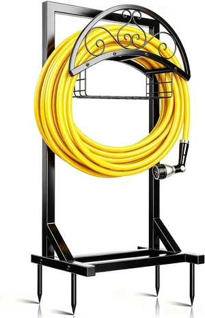 150ft Heavy Duty Freestanding Garden Water Hose Holder 150ft Heavy Duty Freestanding Garden Water Hose Holder