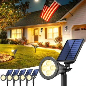 JEJOT 6 Pack Solar Spot Lights Outdoor Waterproof with Focus Beam JEJOT 6 Pack Solar Spot Lights Outdoor Waterproof with Focus Beam