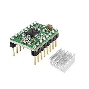 A4988 Stepper Motor Driver A4988 Driver with Heatsink for Reprap for SKR V1.3 1.4 Board Reliable A4988 Stepper Motor Driver A4988 Driver with Heatsink for Reprap for SKR V1.3 1.4 Board Reliable