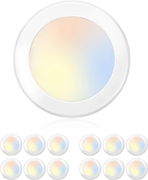 hykolity 5/6 Inch LED Disk Light Flush Mount, 3CCT 3000K/4000K/5000K,15W hykolity 5/6 Inch LED Disk Light Flush Mount, 3CCT 3000K/4000K/5000K,15W