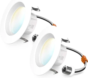 Sunco 2 Pack 4 Inch Retrofit LED Recessed Lights, 5CCT, 11W=60W, Dimmable Sunco 2 Pack 4 Inch Retrofit LED Recessed Lights, 5CCT, 11W=60W, Dimmable