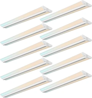 Amico 10 Pack 4FT LED Wraparound Light, 5CCT Selectable, 30/40/50W, 6500LM Amico 10 Pack 4FT LED Wraparound Light, 5CCT Selectable, 30/40/50W, 6500LM