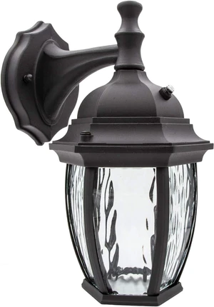 Maxxima LED Black Outdoor Wall Light, 580 Lumens 3000K, Dusk to Dawn Sensor Maxxima LED Black Outdoor Wall Light, 580 Lumens 3000K, Dusk to Dawn Sensor