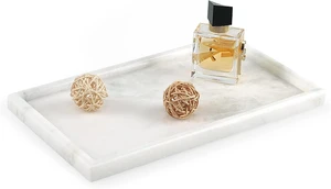 African Natural Marble Tray, 12"x7" Coffee Table Vanity/Decorative Tray for Jewerly, Watch, Perfume Candle Tray for Bedroom/Bathroom/Kitchen Countertop African Natural Marble Tray, 12"x7" Coffee Table Vanity/Decorative Tray for Jewerly, Watch, Perfume Candle Tray for Bedroom/Bathroom/Kitchen Countertop