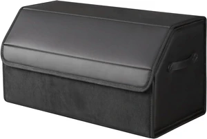 car organizers and storage for SUV,trunk organizer for sedan, leather foldable sleek box with lid,collapsible cargo bins, tool accessories containers,Collapsible Suede velvet (18 inch Covered) car organizers and storage for SUV,trunk organizer for sedan, leather foldable sleek box with lid,collapsible cargo bins, tool accessories containers,Collapsible Suede velvet (18 inch Covered)