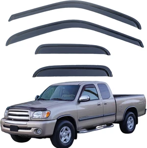 Rain Guards Compatible with 2000-2006 Toyota Tundra Extended Cab, Acrylic Slim Style Window Visor Rain Guard, Side Window Deector for Toyota Tundra Accessories 4 Pieces, 2001 2002 2003 2004 2005 Rain Guards Compatible with 2000-2006 Toyota Tundra Extended Cab, Acrylic Slim Style Window Visor Rain Guard, Side Window Deector for Toyota Tundra Accessories 4 Pieces, 2001 2002 2003 2004 2005