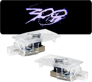 2pcs Never Fade Car LED Door Logo Compatible for 300 300C 300S 2005-2024,Ghost LED Projector Laser Courtesy Step Shadow Light Accessorie (White) 2pcs Never Fade Car LED Door Logo Compatible for 300 300C 300S 2005-2024,Ghost LED Projector Laser Courtesy Step Shadow Light Accessorie (White)