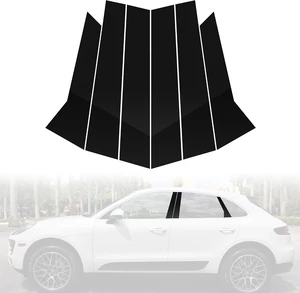 Door Pillar Post Trim Compatible with 2014-2022 Porsche Ma.can Door Pillar Post Trim Compatible with 2014-2022 Porsche Ma.can