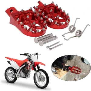 Dirt Bike Foot Pegs Motorcycle Footpegs Foot Pedals Rests CNC For CRF 110 CRF110F 2013-2024 CRF125F 2014-2024 Dirt Pit Bike Red Dirt Bike Foot Pegs Motorcycle Footpegs Foot Pedals Rests CNC For CRF 110 CRF110F 2013-2024 CRF125F 2014-2024 Dirt Pit Bike Red