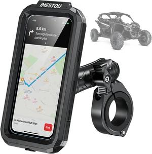 Waterproof ATV Phone Mount Suitble for 5.5"-6.8" Phones (Size L) Waterproof ATV Phone Mount Suitble for 5.5"-6.8" Phones (Size L)